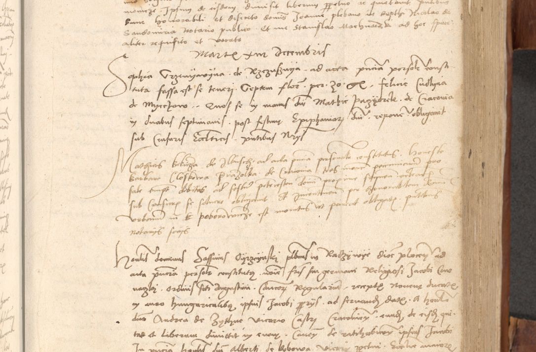 Zdjęcie nr 232 dla obiektu archiwalnego: Acta obligationum coram reverendo patre domino Thoma Rosnowsky canonico et officiali generali Cracoviensi ad annum Domini 1518