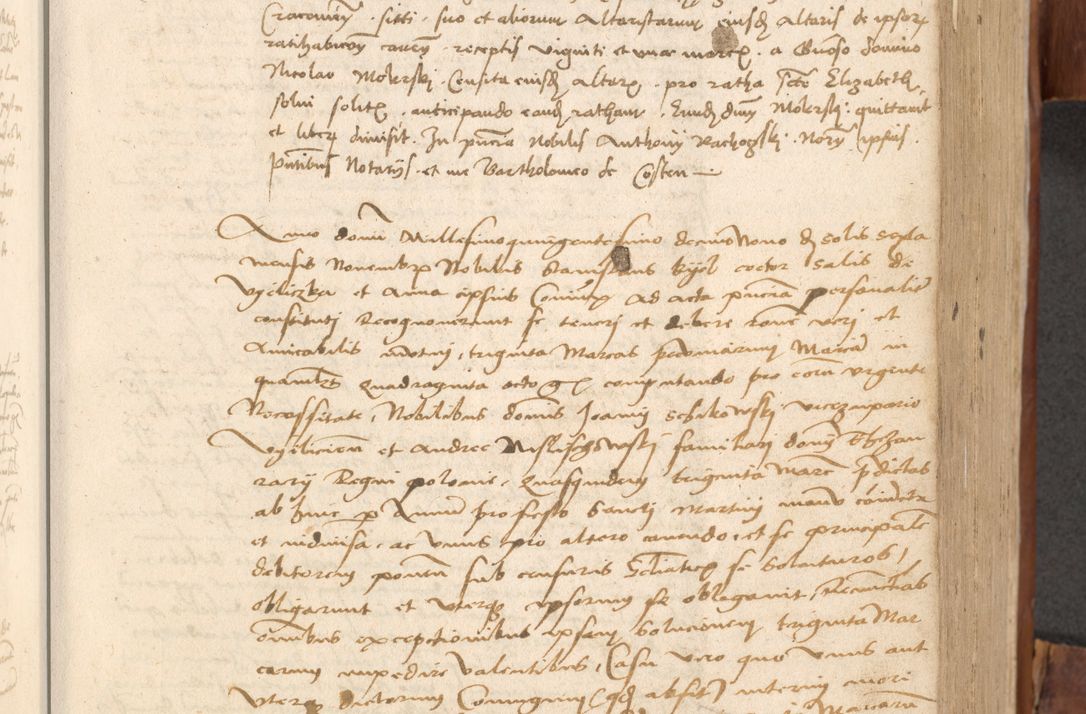 Zdjęcie nr 214 dla obiektu archiwalnego: Acta obligationum coram reverendo patre domino Thoma Rosnowsky canonico et officiali generali Cracoviensi ad annum Domini 1518