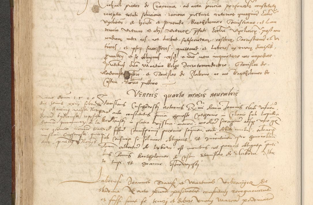 Zdjęcie nr 213 dla obiektu archiwalnego: Acta obligationum coram reverendo patre domino Thoma Rosnowsky canonico et officiali generali Cracoviensi ad annum Domini 1518