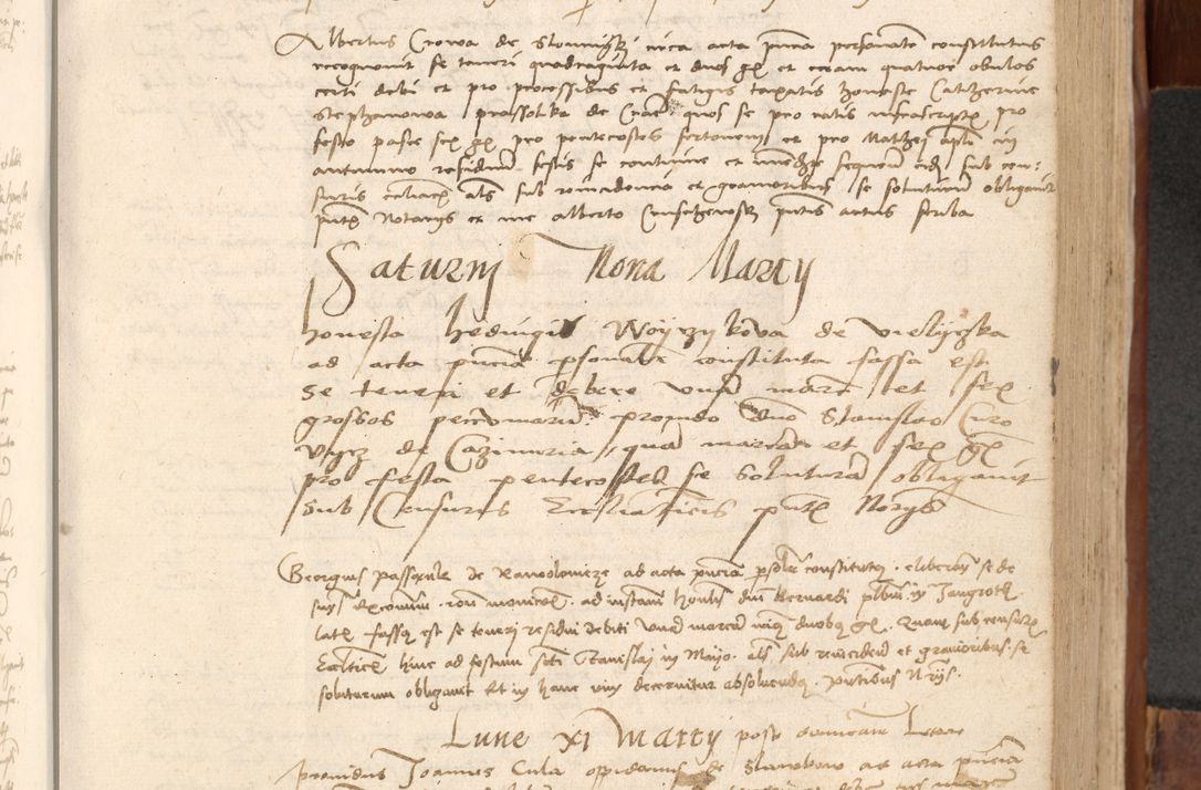 Zdjęcie nr 408 dla obiektu archiwalnego: Acta obligationum coram reverendo patre domino Thoma Rosnowsky canonico et officiali generali Cracoviensi ad annum Domini 1518