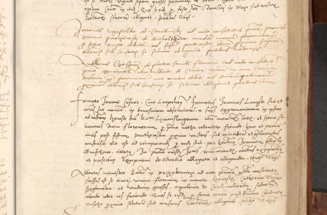 Zdjęcie nr 404 dla obiektu archiwalnego: Acta obligationum coram reverendo patre domino Thoma Rosnowsky canonico et officiali generali Cracoviensi ad annum Domini 1518