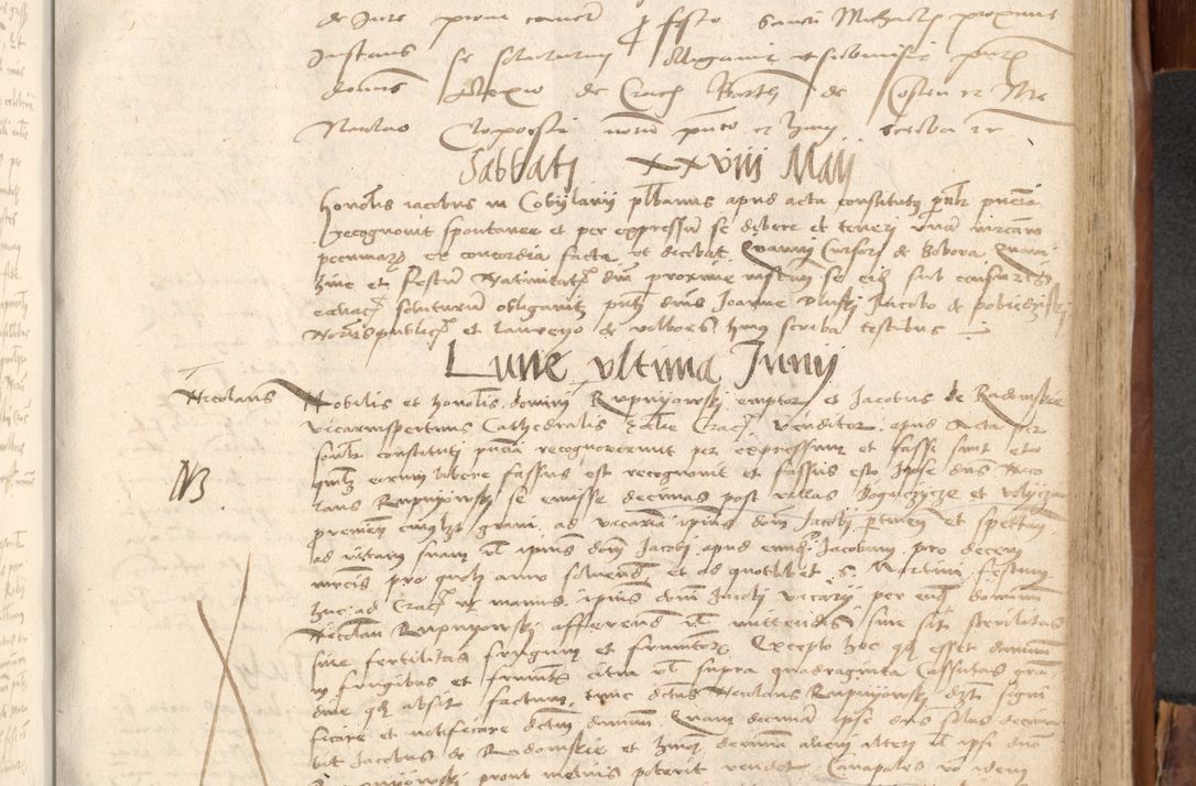 Zdjęcie nr 598 dla obiektu archiwalnego: Acta obligationum coram reverendo patre domino Thoma Rosnowsky canonico et officiali generali Cracoviensi ad annum Domini 1518