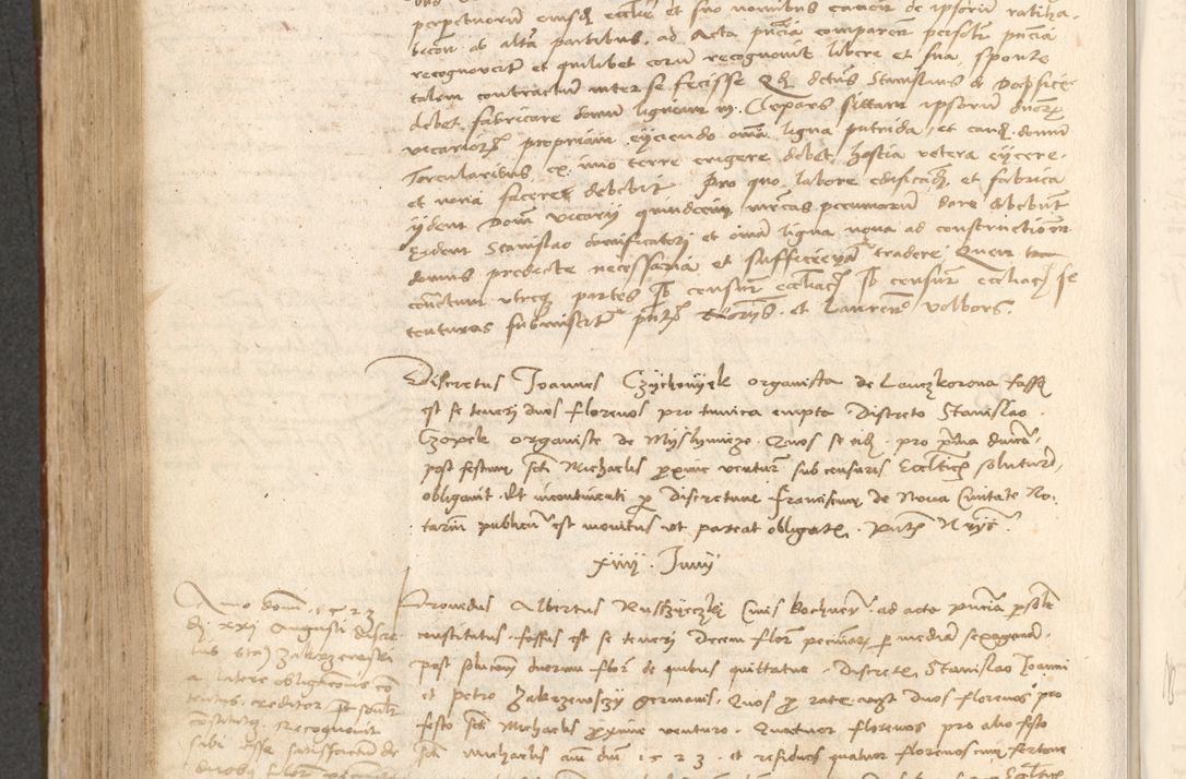 Zdjęcie nr 593 dla obiektu archiwalnego: Acta obligationum coram reverendo patre domino Thoma Rosnowsky canonico et officiali generali Cracoviensi ad annum Domini 1518