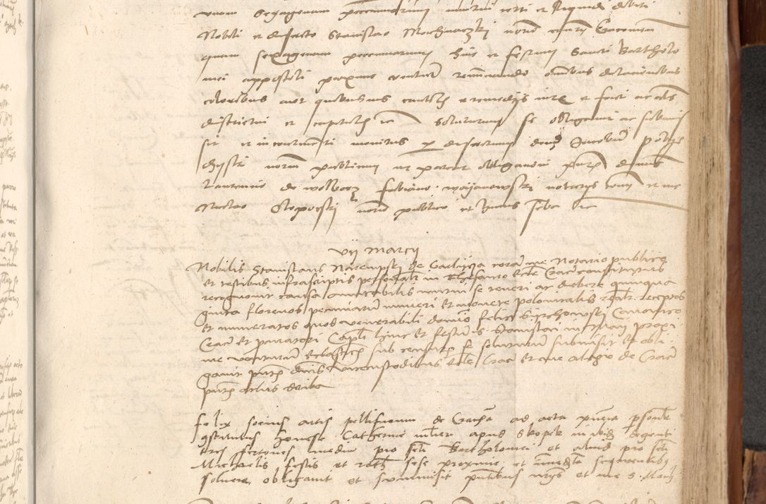 Zdjęcie nr 590 dla obiektu archiwalnego: Acta obligationum coram reverendo patre domino Thoma Rosnowsky canonico et officiali generali Cracoviensi ad annum Domini 1518