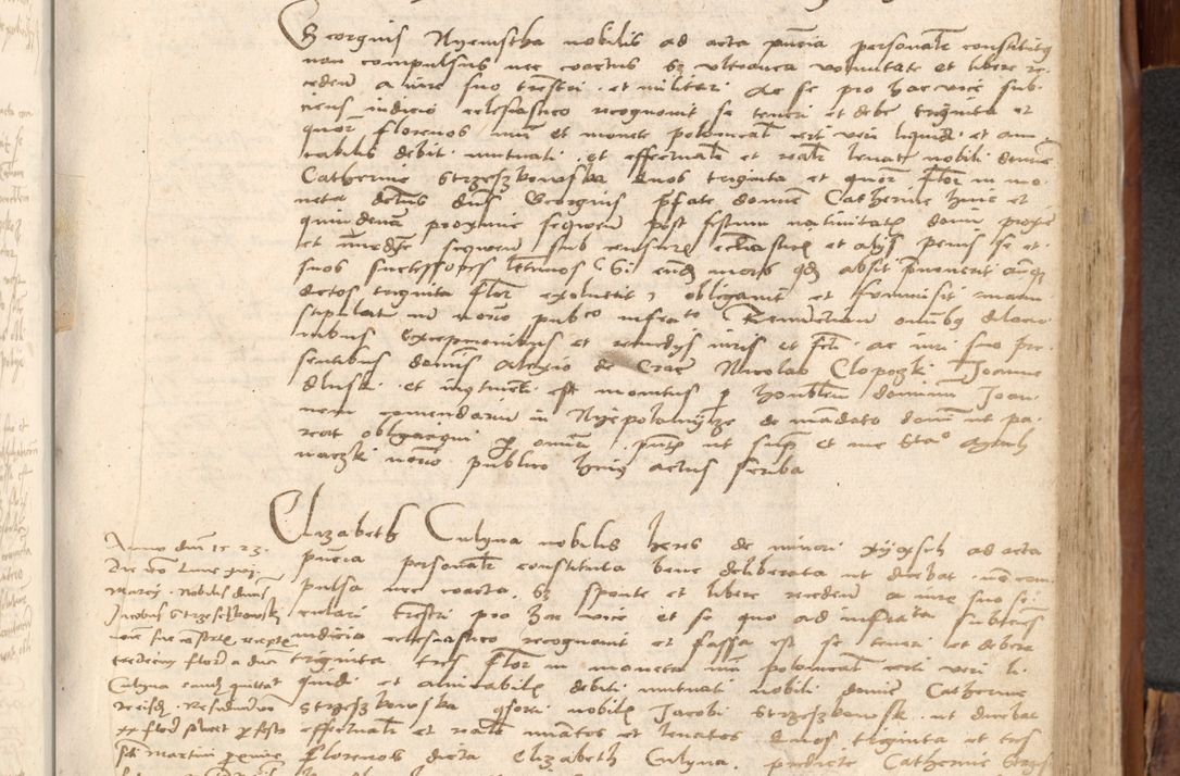Zdjęcie nr 588 dla obiektu archiwalnego: Acta obligationum coram reverendo patre domino Thoma Rosnowsky canonico et officiali generali Cracoviensi ad annum Domini 1518