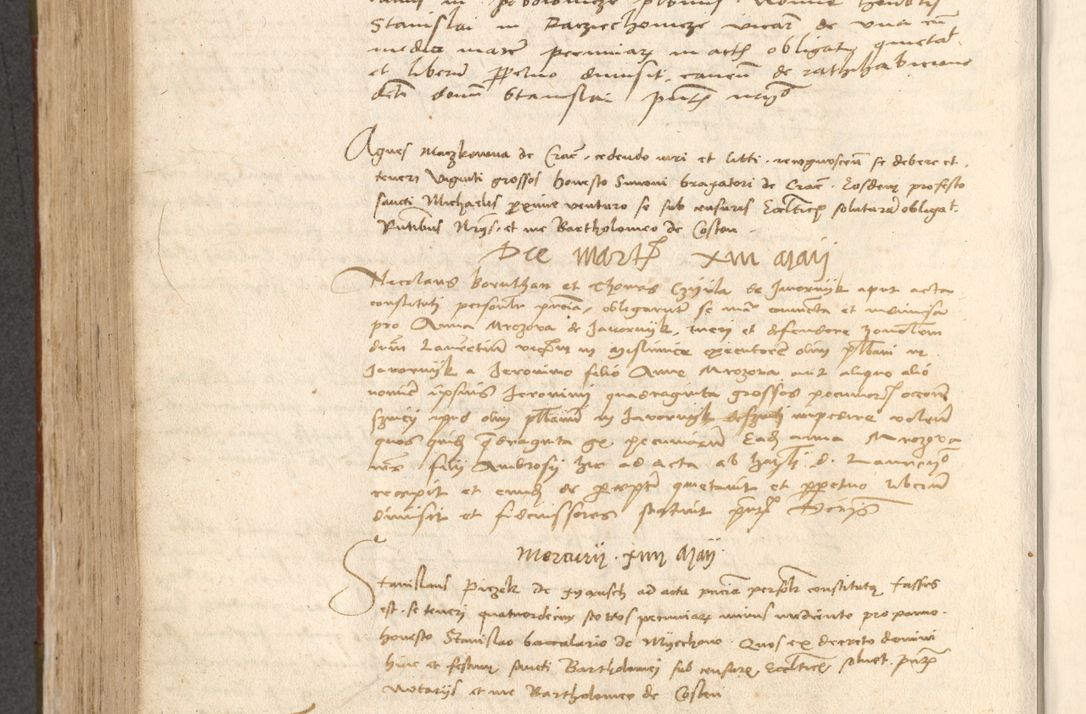 Zdjęcie nr 575 dla obiektu archiwalnego: Acta obligationum coram reverendo patre domino Thoma Rosnowsky canonico et officiali generali Cracoviensi ad annum Domini 1518