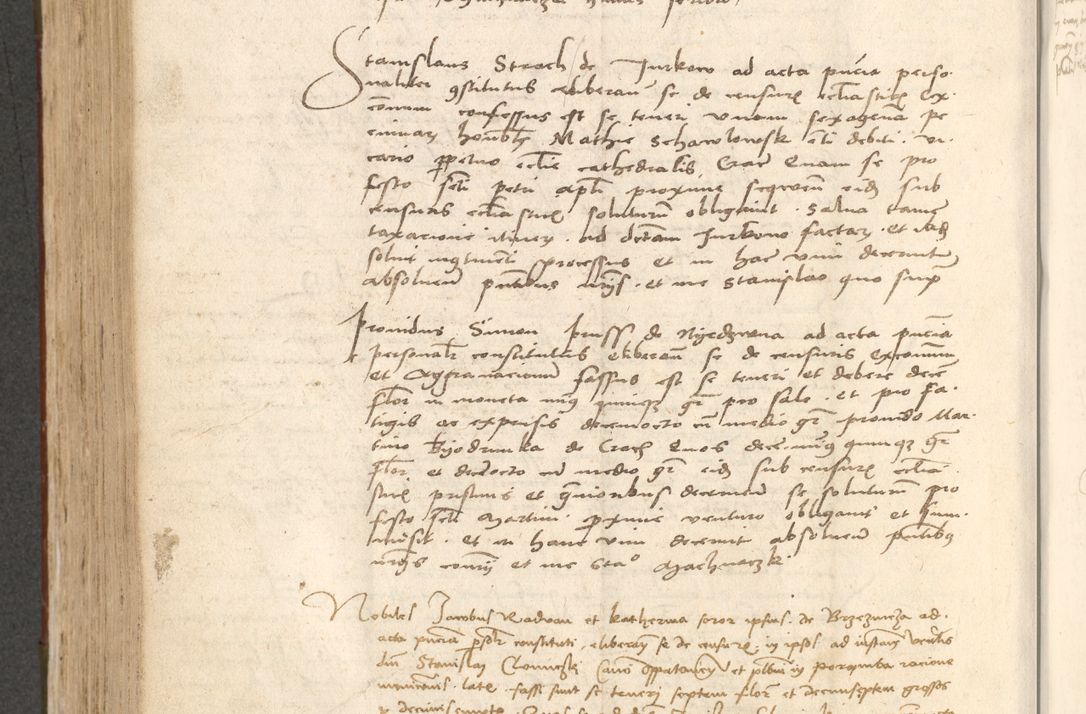 Zdjęcie nr 567 dla obiektu archiwalnego: Acta obligationum coram reverendo patre domino Thoma Rosnowsky canonico et officiali generali Cracoviensi ad annum Domini 1518