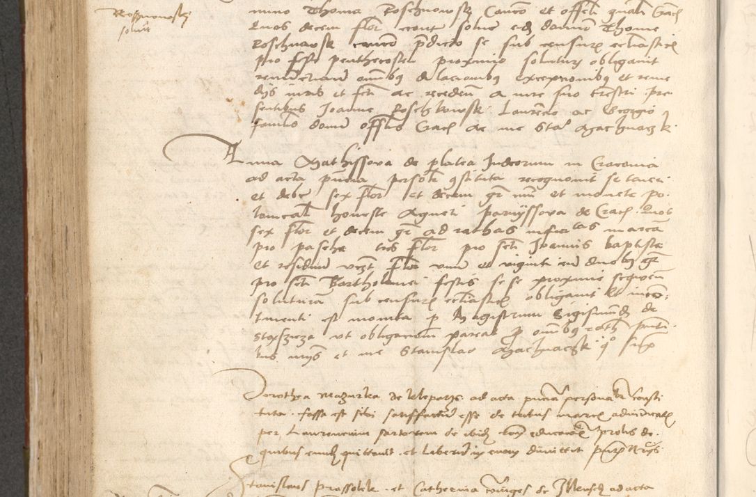 Zdjęcie nr 565 dla obiektu archiwalnego: Acta obligationum coram reverendo patre domino Thoma Rosnowsky canonico et officiali generali Cracoviensi ad annum Domini 1518