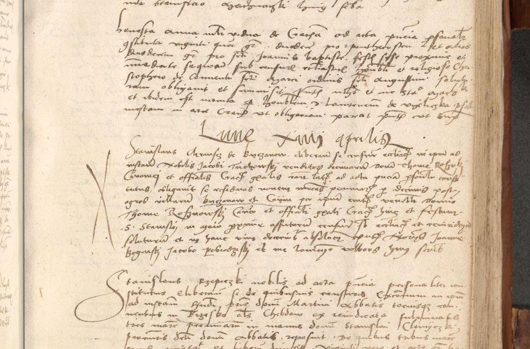 Zdjęcie nr 566 dla obiektu archiwalnego: Acta obligationum coram reverendo patre domino Thoma Rosnowsky canonico et officiali generali Cracoviensi ad annum Domini 1518
