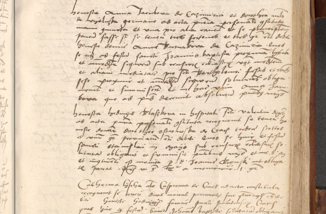 Zdjęcie nr 562 dla obiektu archiwalnego: Acta obligationum coram reverendo patre domino Thoma Rosnowsky canonico et officiali generali Cracoviensi ad annum Domini 1518