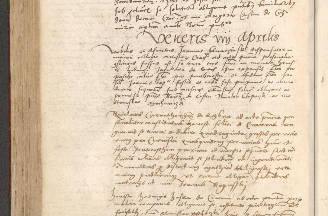 Zdjęcie nr 557 dla obiektu archiwalnego: Acta obligationum coram reverendo patre domino Thoma Rosnowsky canonico et officiali generali Cracoviensi ad annum Domini 1518
