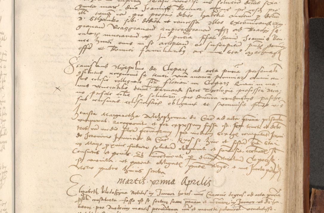 Zdjęcie nr 554 dla obiektu archiwalnego: Acta obligationum coram reverendo patre domino Thoma Rosnowsky canonico et officiali generali Cracoviensi ad annum Domini 1518