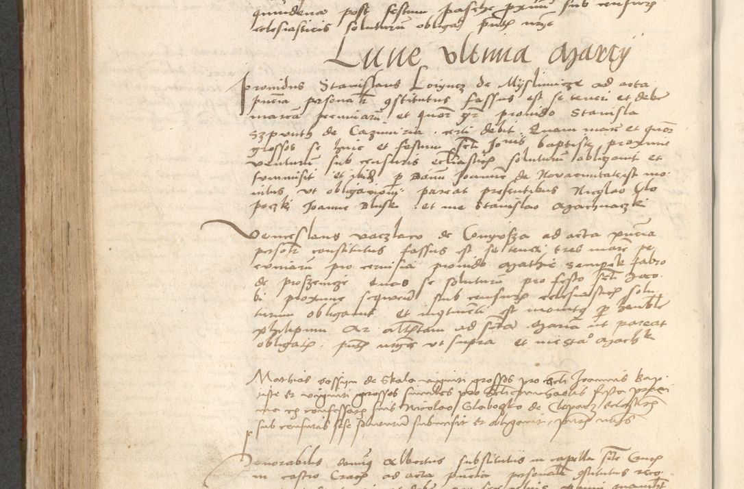 Zdjęcie nr 553 dla obiektu archiwalnego: Acta obligationum coram reverendo patre domino Thoma Rosnowsky canonico et officiali generali Cracoviensi ad annum Domini 1518