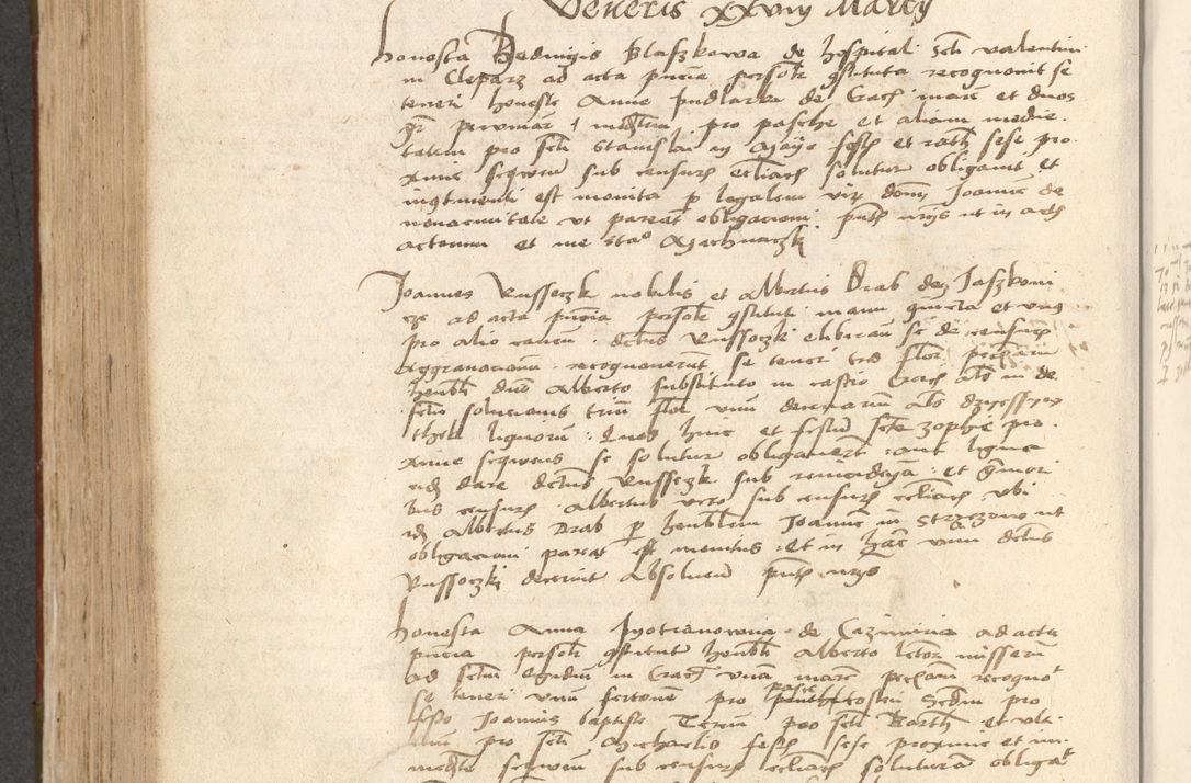 Zdjęcie nr 551 dla obiektu archiwalnego: Acta obligationum coram reverendo patre domino Thoma Rosnowsky canonico et officiali generali Cracoviensi ad annum Domini 1518
