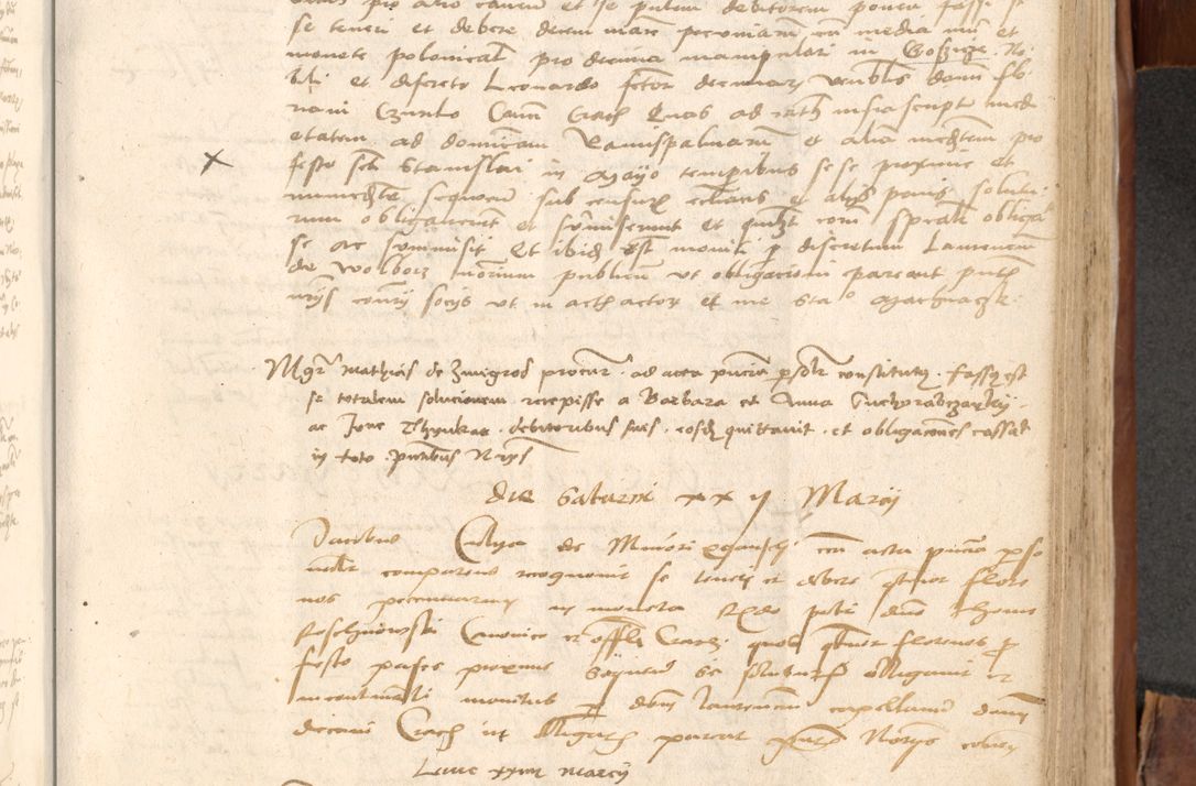 Zdjęcie nr 548 dla obiektu archiwalnego: Acta obligationum coram reverendo patre domino Thoma Rosnowsky canonico et officiali generali Cracoviensi ad annum Domini 1518
