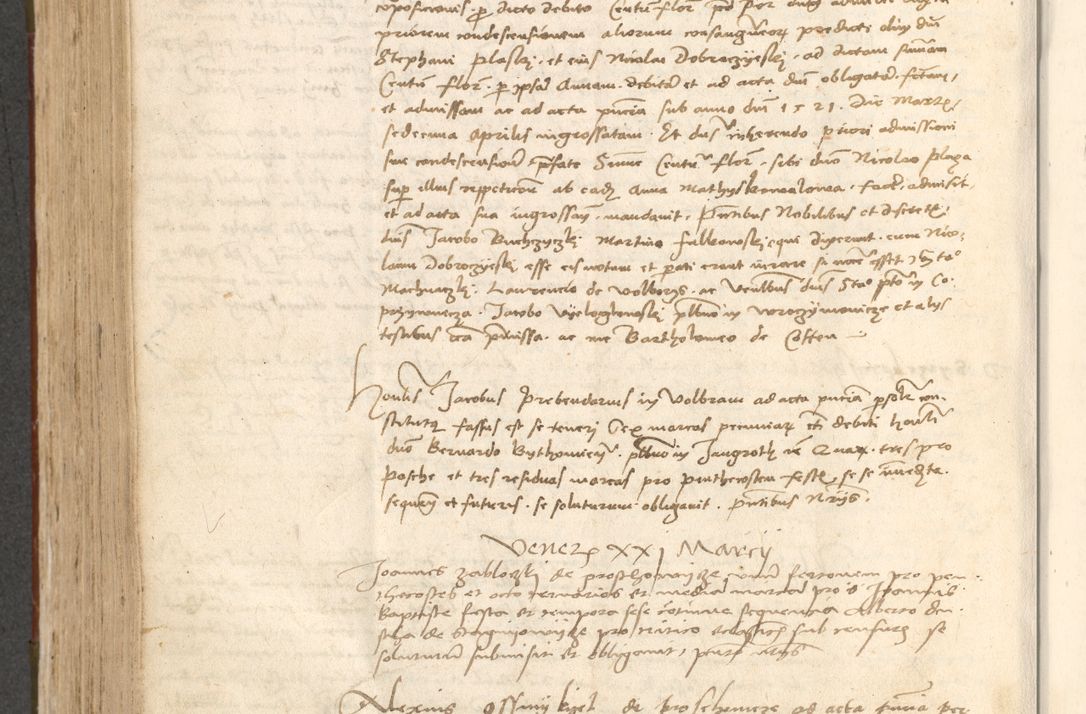 Zdjęcie nr 547 dla obiektu archiwalnego: Acta obligationum coram reverendo patre domino Thoma Rosnowsky canonico et officiali generali Cracoviensi ad annum Domini 1518