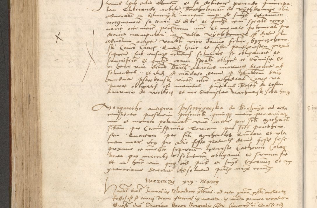 Zdjęcie nr 545 dla obiektu archiwalnego: Acta obligationum coram reverendo patre domino Thoma Rosnowsky canonico et officiali generali Cracoviensi ad annum Domini 1518