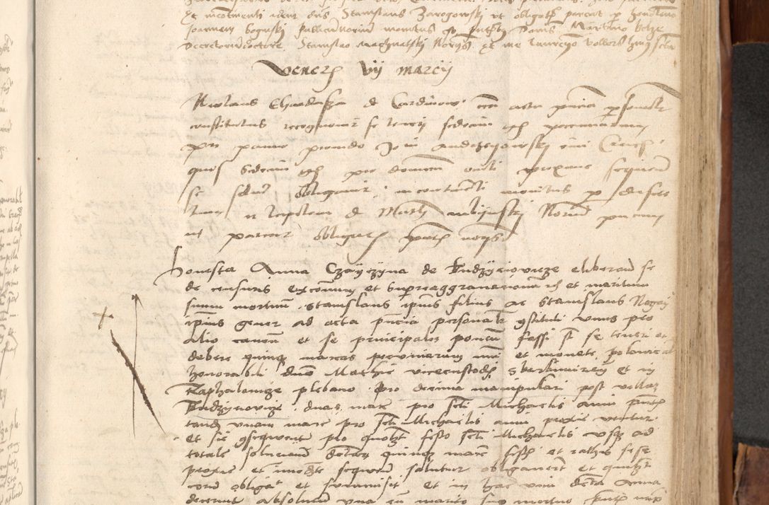 Zdjęcie nr 540 dla obiektu archiwalnego: Acta obligationum coram reverendo patre domino Thoma Rosnowsky canonico et officiali generali Cracoviensi ad annum Domini 1518