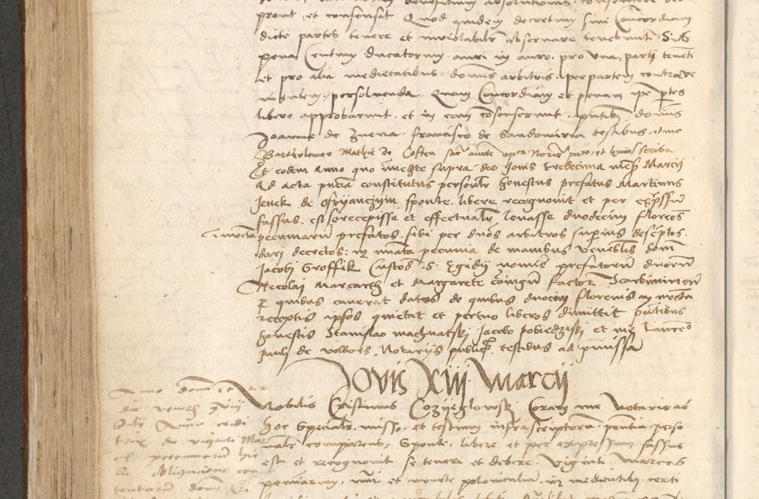 Zdjęcie nr 543 dla obiektu archiwalnego: Acta obligationum coram reverendo patre domino Thoma Rosnowsky canonico et officiali generali Cracoviensi ad annum Domini 1518