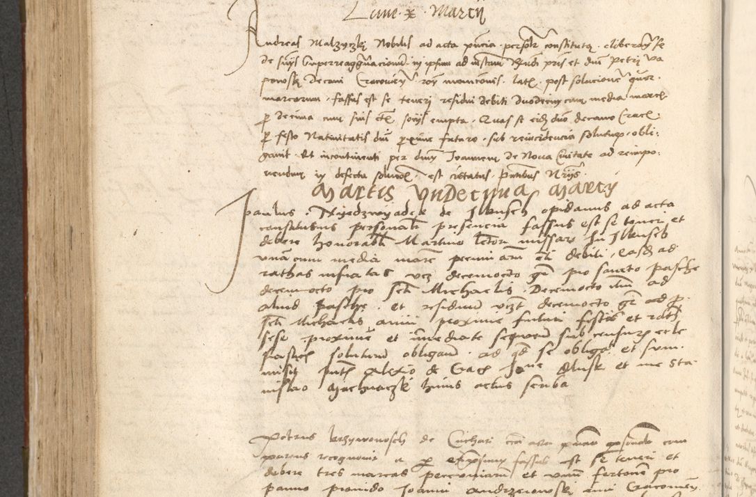 Zdjęcie nr 541 dla obiektu archiwalnego: Acta obligationum coram reverendo patre domino Thoma Rosnowsky canonico et officiali generali Cracoviensi ad annum Domini 1518