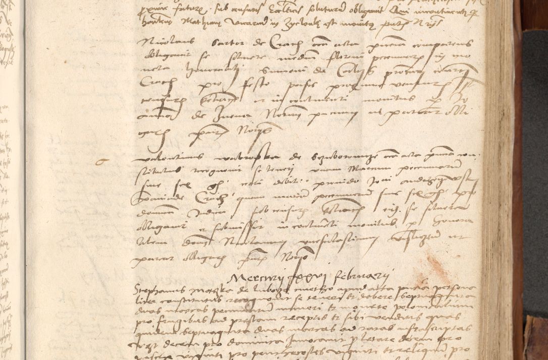 Zdjęcie nr 538 dla obiektu archiwalnego: Acta obligationum coram reverendo patre domino Thoma Rosnowsky canonico et officiali generali Cracoviensi ad annum Domini 1518