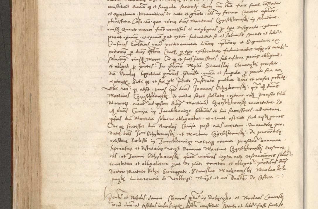 Zdjęcie nr 535 dla obiektu archiwalnego: Acta obligationum coram reverendo patre domino Thoma Rosnowsky canonico et officiali generali Cracoviensi ad annum Domini 1518