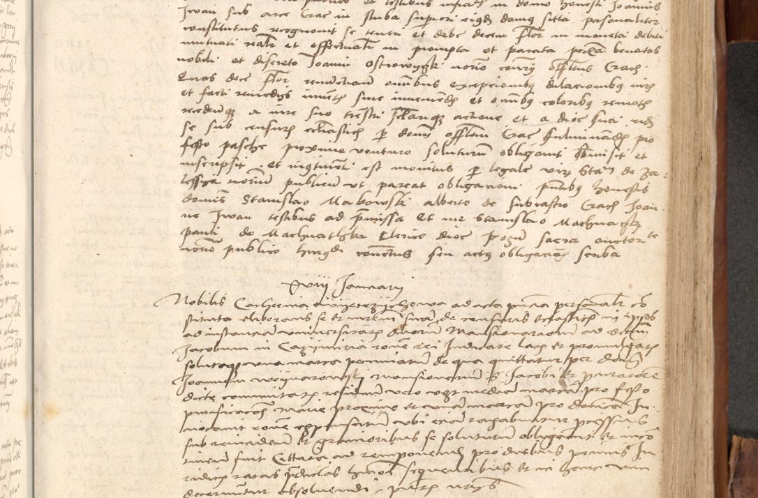 Zdjęcie nr 520 dla obiektu archiwalnego: Acta obligationum coram reverendo patre domino Thoma Rosnowsky canonico et officiali generali Cracoviensi ad annum Domini 1518