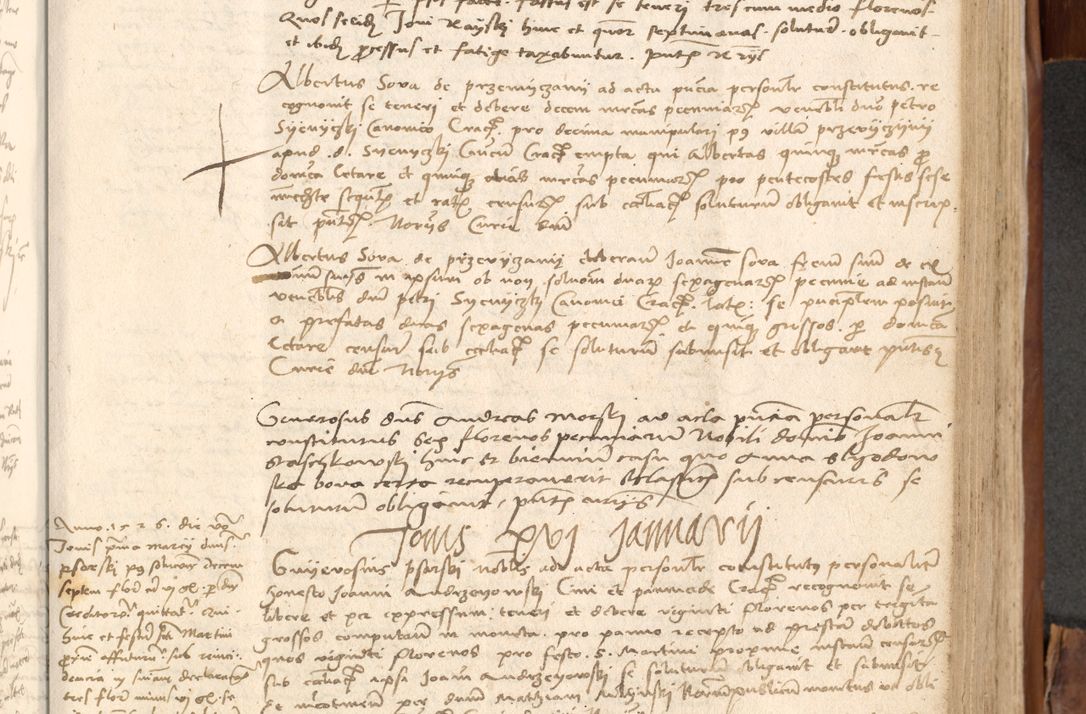 Zdjęcie nr 518 dla obiektu archiwalnego: Acta obligationum coram reverendo patre domino Thoma Rosnowsky canonico et officiali generali Cracoviensi ad annum Domini 1518