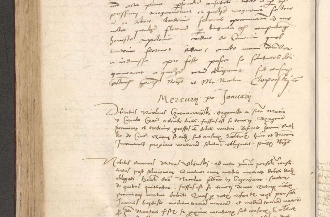 Zdjęcie nr 517 dla obiektu archiwalnego: Acta obligationum coram reverendo patre domino Thoma Rosnowsky canonico et officiali generali Cracoviensi ad annum Domini 1518