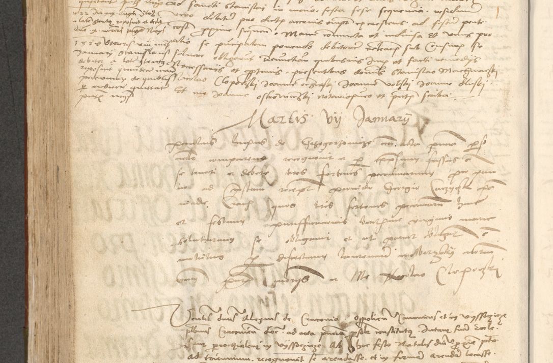 Zdjęcie nr 513 dla obiektu archiwalnego: Acta obligationum coram reverendo patre domino Thoma Rosnowsky canonico et officiali generali Cracoviensi ad annum Domini 1518