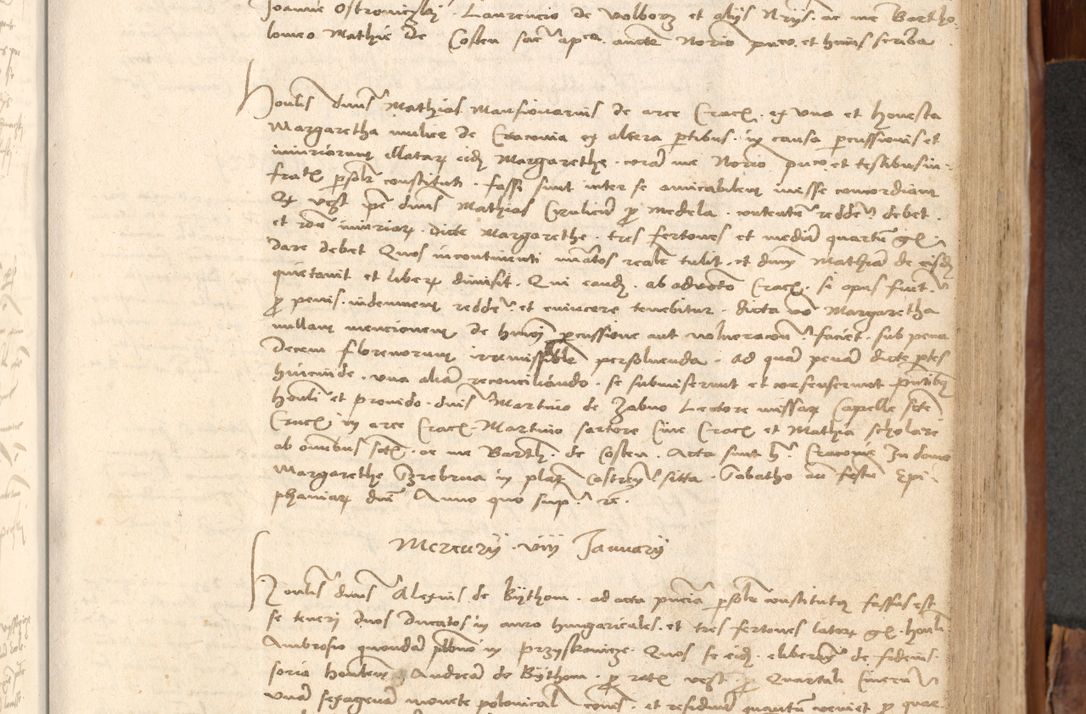 Zdjęcie nr 514 dla obiektu archiwalnego: Acta obligationum coram reverendo patre domino Thoma Rosnowsky canonico et officiali generali Cracoviensi ad annum Domini 1518