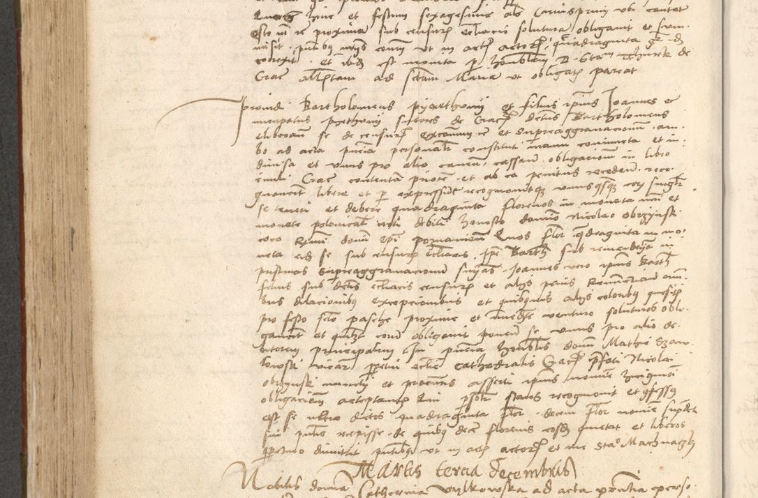 Zdjęcie nr 501 dla obiektu archiwalnego: Acta obligationum coram reverendo patre domino Thoma Rosnowsky canonico et officiali generali Cracoviensi ad annum Domini 1518