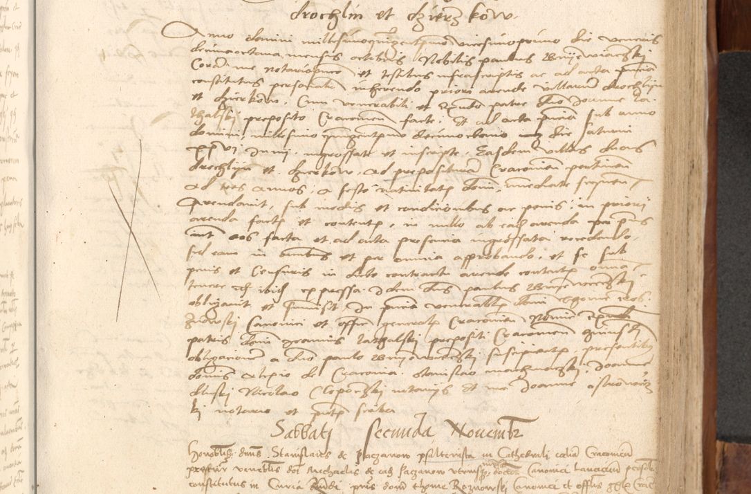 Zdjęcie nr 492 dla obiektu archiwalnego: Acta obligationum coram reverendo patre domino Thoma Rosnowsky canonico et officiali generali Cracoviensi ad annum Domini 1518