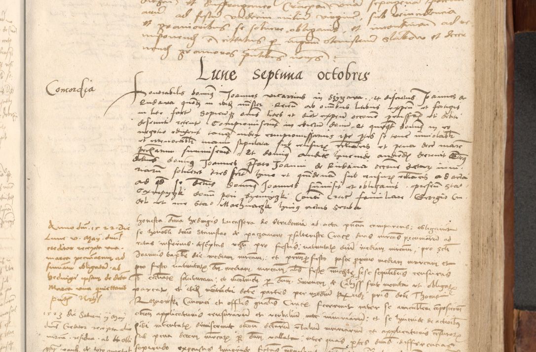 Zdjęcie nr 484 dla obiektu archiwalnego: Acta obligationum coram reverendo patre domino Thoma Rosnowsky canonico et officiali generali Cracoviensi ad annum Domini 1518
