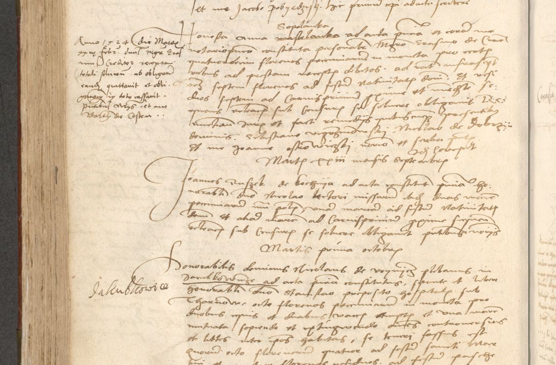 Zdjęcie nr 483 dla obiektu archiwalnego: Acta obligationum coram reverendo patre domino Thoma Rosnowsky canonico et officiali generali Cracoviensi ad annum Domini 1518