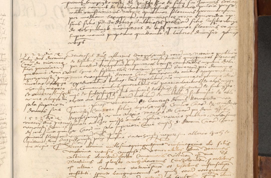 Zdjęcie nr 466 dla obiektu archiwalnego: Acta obligationum coram reverendo patre domino Thoma Rosnowsky canonico et officiali generali Cracoviensi ad annum Domini 1518