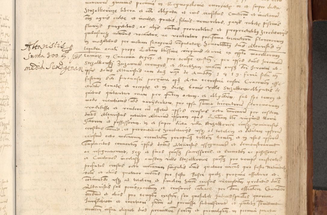 Zdjęcie nr 454 dla obiektu archiwalnego: Acta obligationum coram reverendo patre domino Thoma Rosnowsky canonico et officiali generali Cracoviensi ad annum Domini 1518
