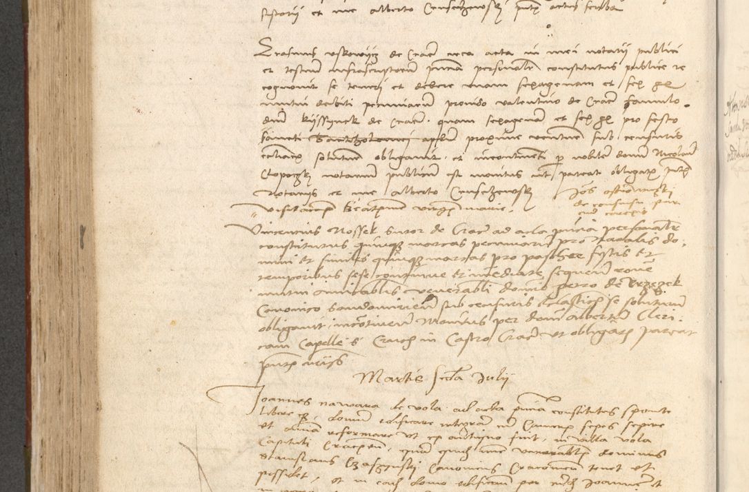 Zdjęcie nr 453 dla obiektu archiwalnego: Acta obligationum coram reverendo patre domino Thoma Rosnowsky canonico et officiali generali Cracoviensi ad annum Domini 1518