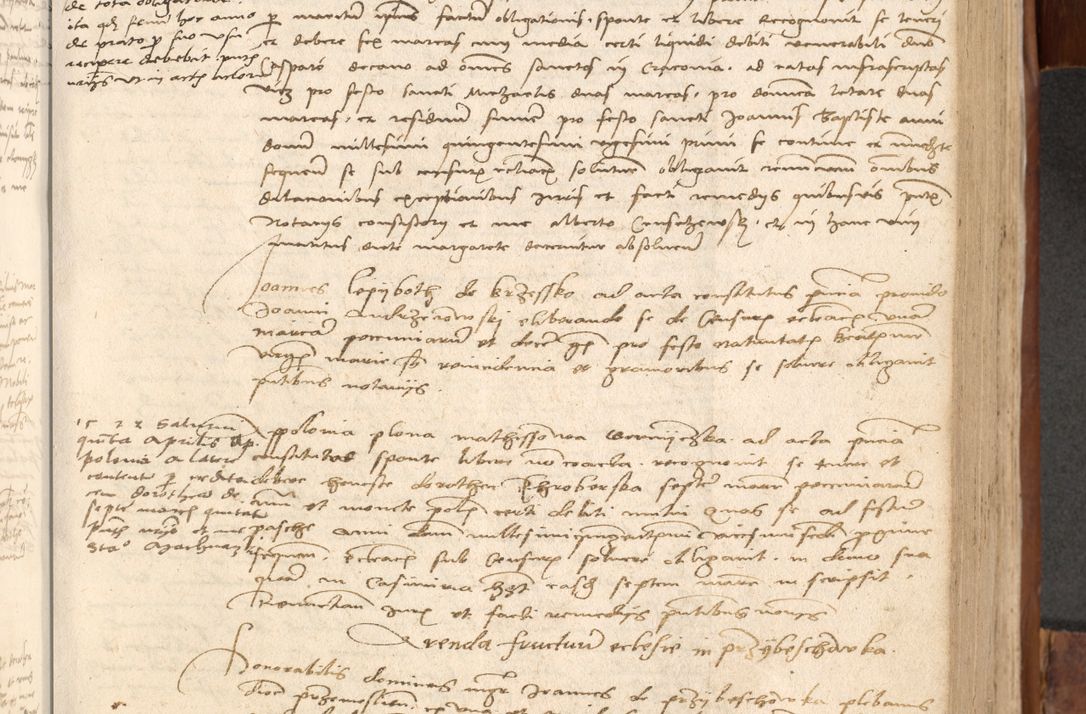 Zdjęcie nr 450 dla obiektu archiwalnego: Acta obligationum coram reverendo patre domino Thoma Rosnowsky canonico et officiali generali Cracoviensi ad annum Domini 1518