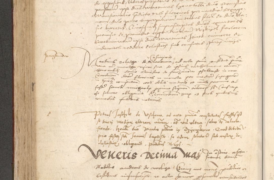 Zdjęcie nr 427 dla obiektu archiwalnego: Acta obligationum coram reverendo patre domino Thoma Rosnowsky canonico et officiali generali Cracoviensi ad annum Domini 1518