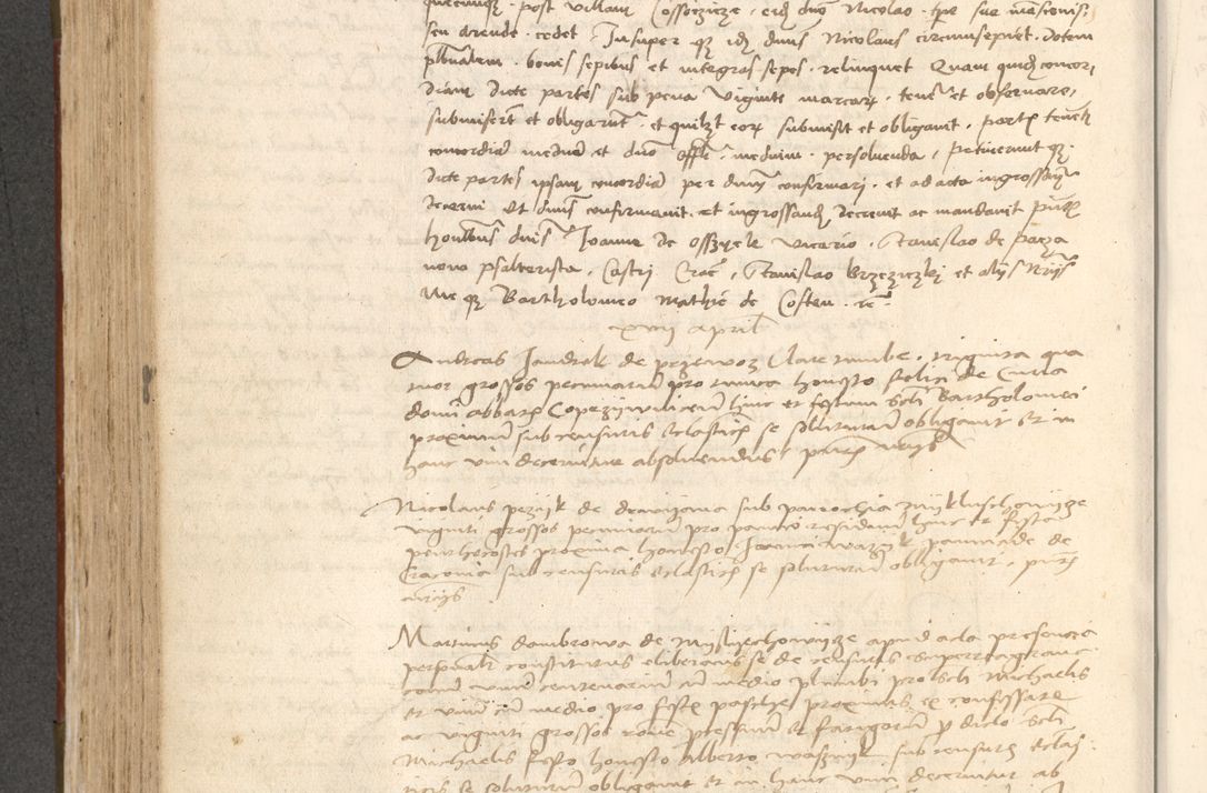 Zdjęcie nr 423 dla obiektu archiwalnego: Acta obligationum coram reverendo patre domino Thoma Rosnowsky canonico et officiali generali Cracoviensi ad annum Domini 1518