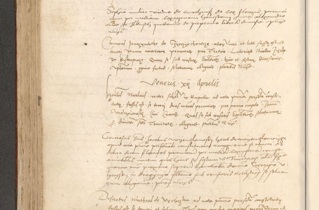 Zdjęcie nr 421 dla obiektu archiwalnego: Acta obligationum coram reverendo patre domino Thoma Rosnowsky canonico et officiali generali Cracoviensi ad annum Domini 1518