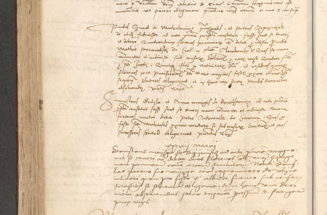 Zdjęcie nr 417 dla obiektu archiwalnego: Acta obligationum coram reverendo patre domino Thoma Rosnowsky canonico et officiali generali Cracoviensi ad annum Domini 1518