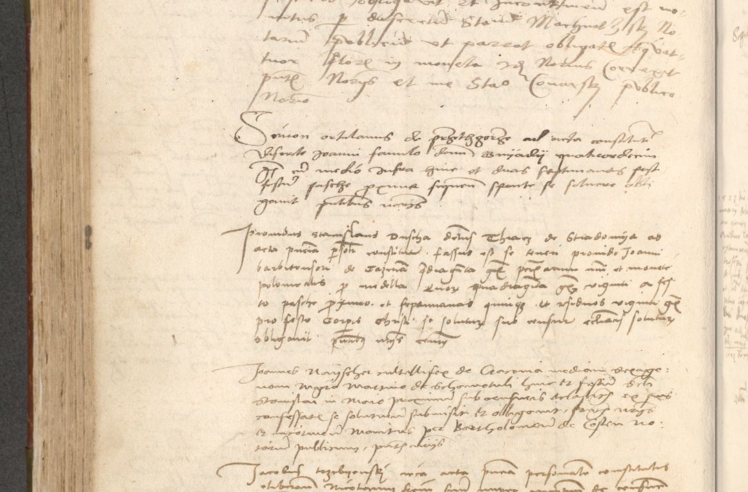 Zdjęcie nr 415 dla obiektu archiwalnego: Acta obligationum coram reverendo patre domino Thoma Rosnowsky canonico et officiali generali Cracoviensi ad annum Domini 1518