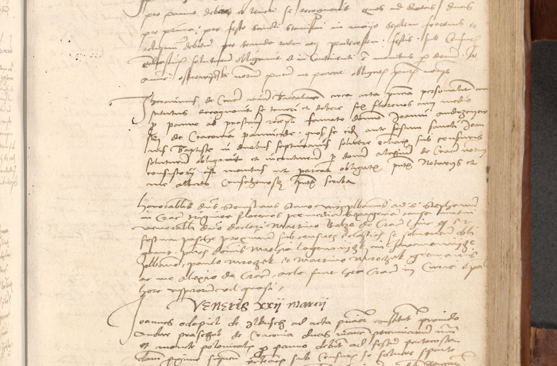 Zdjęcie nr 414 dla obiektu archiwalnego: Acta obligationum coram reverendo patre domino Thoma Rosnowsky canonico et officiali generali Cracoviensi ad annum Domini 1518
