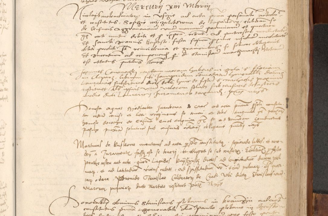 Zdjęcie nr 410 dla obiektu archiwalnego: Acta obligationum coram reverendo patre domino Thoma Rosnowsky canonico et officiali generali Cracoviensi ad annum Domini 1518