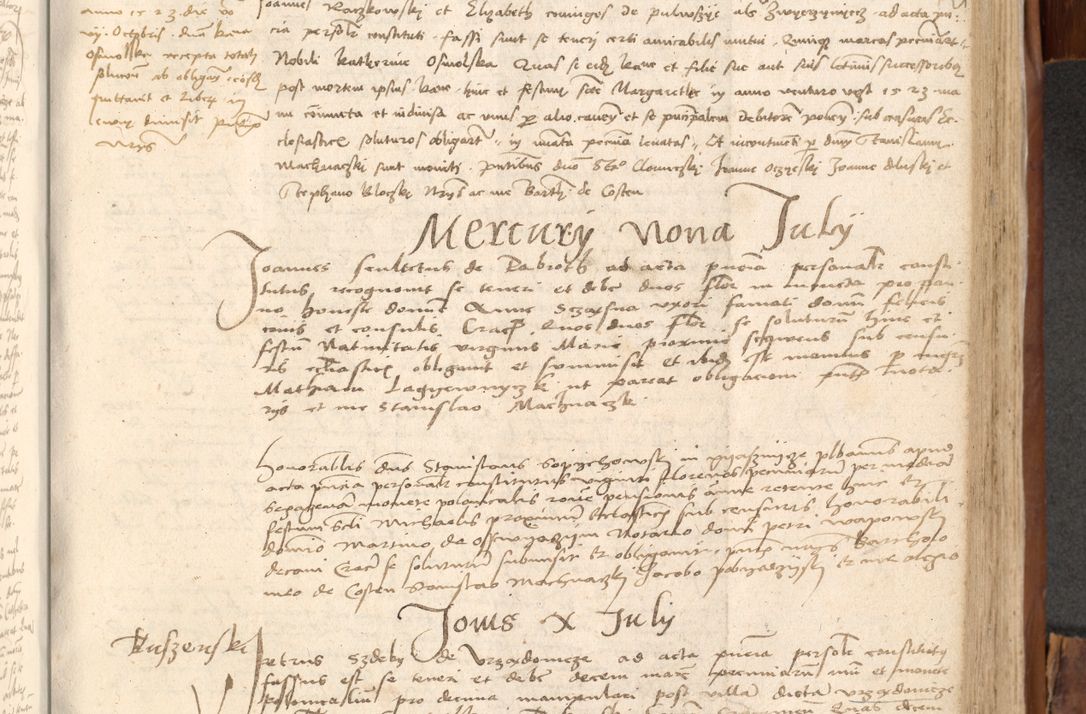 Zdjęcie nr 604 dla obiektu archiwalnego: Acta obligationum coram reverendo patre domino Thoma Rosnowsky canonico et officiali generali Cracoviensi ad annum Domini 1518