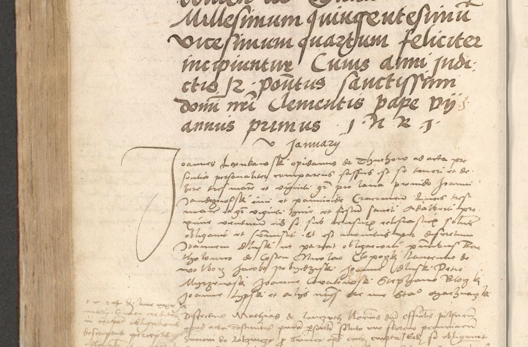 Zdjęcie nr 803 dla obiektu archiwalnego: Acta obligationum coram reverendo patre domino Thoma Rosnowsky canonico et officiali generali Cracoviensi ad annum Domini 1518