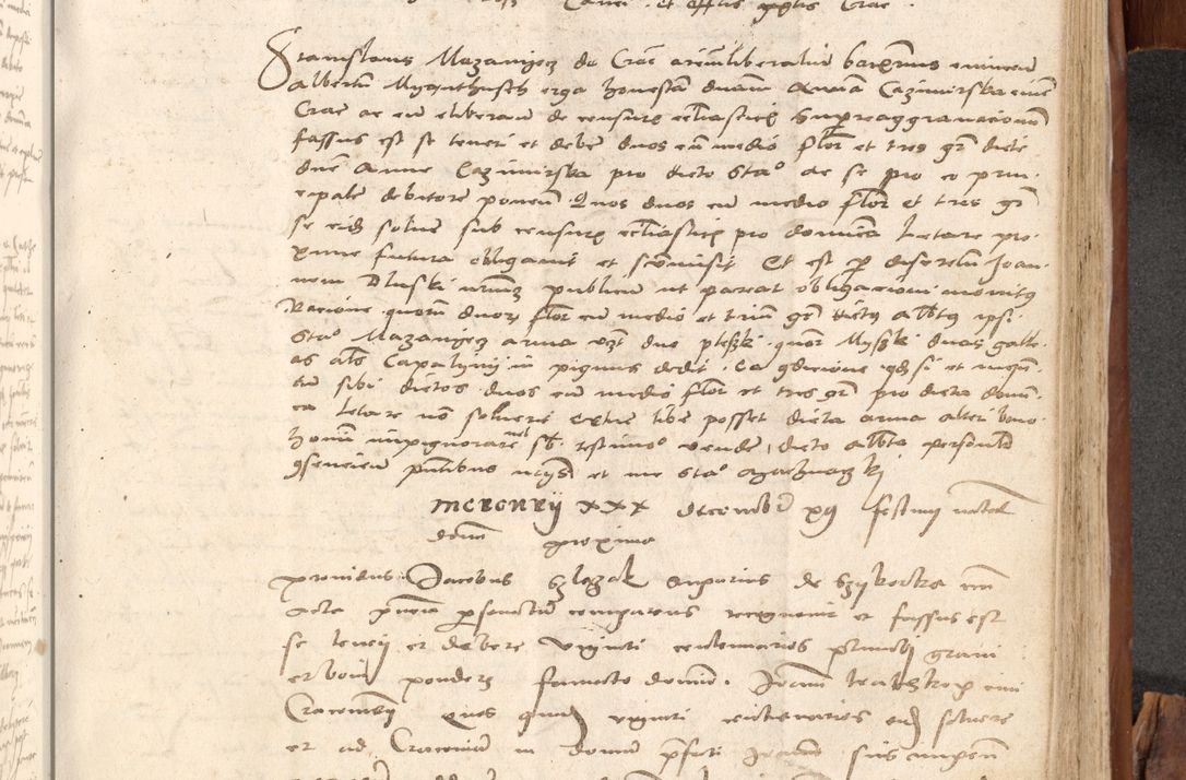 Zdjęcie nr 800 dla obiektu archiwalnego: Acta obligationum coram reverendo patre domino Thoma Rosnowsky canonico et officiali generali Cracoviensi ad annum Domini 1518