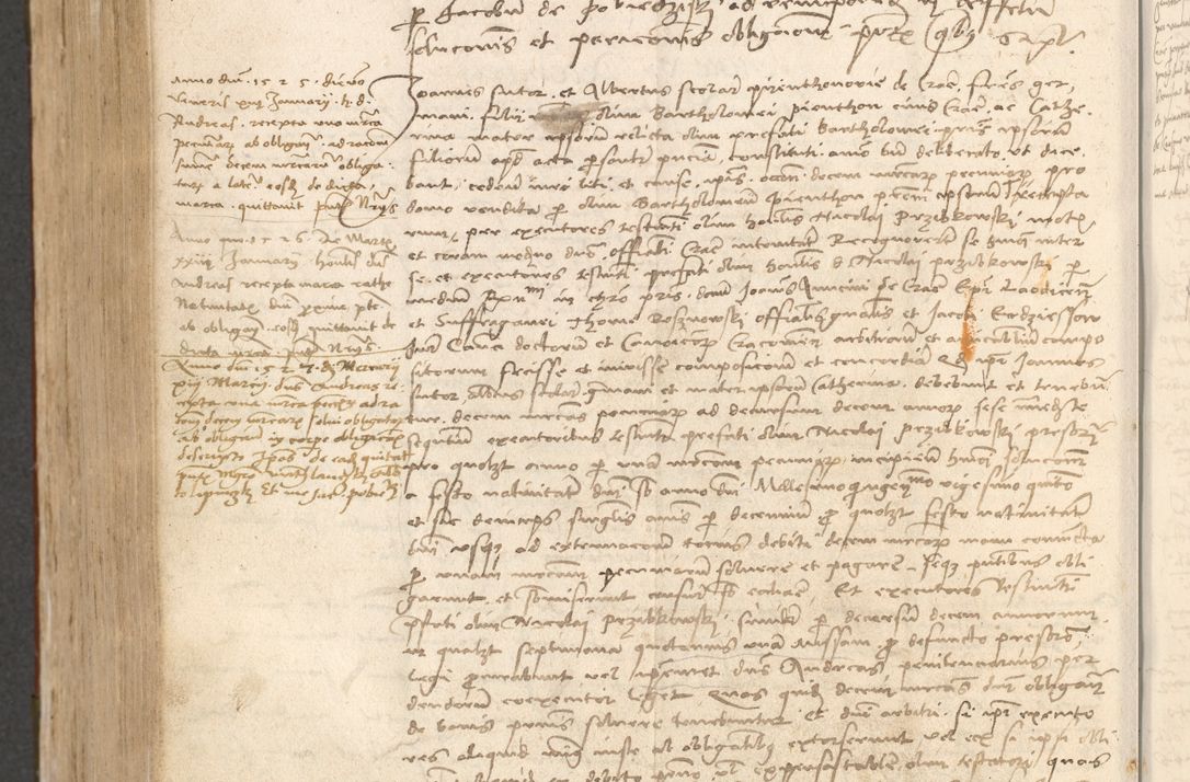 Zdjęcie nr 793 dla obiektu archiwalnego: Acta obligationum coram reverendo patre domino Thoma Rosnowsky canonico et officiali generali Cracoviensi ad annum Domini 1518